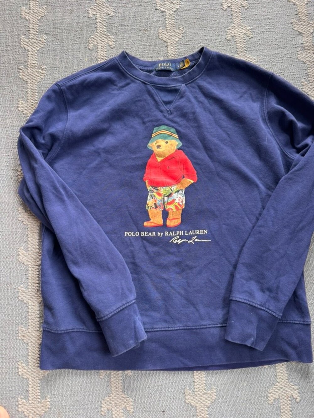 Polo Bear Sweatshirt - Women's L - rare bear
